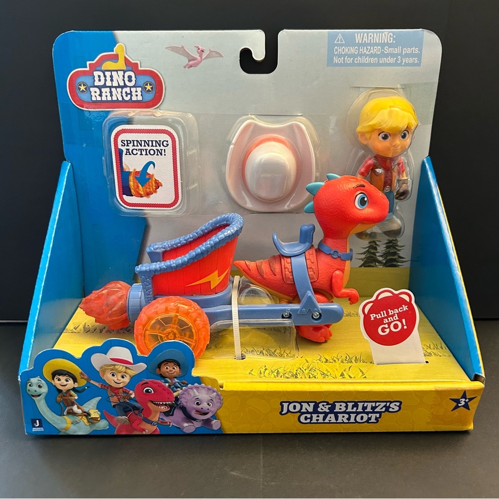 Jon & Blitz's Chariot Toy - Red and Blue